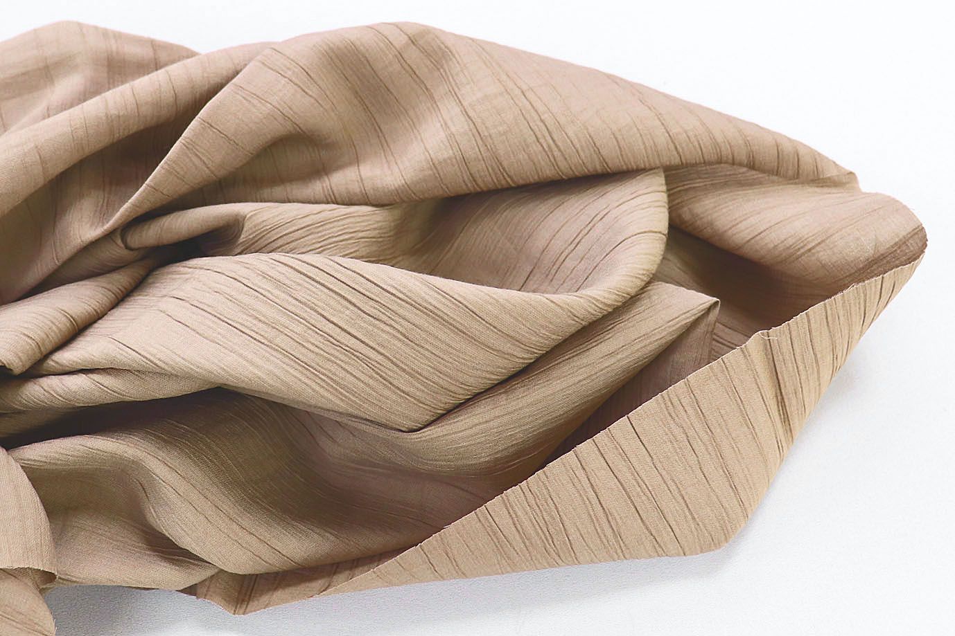 Блузочная ткань креш/светло-коричневый 3835-PY/C#6