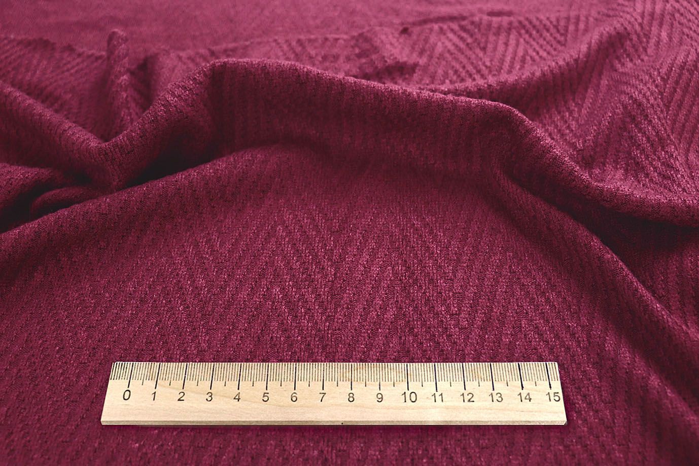 Трикотаж жаккард/бордовый 3992-PY/C#4