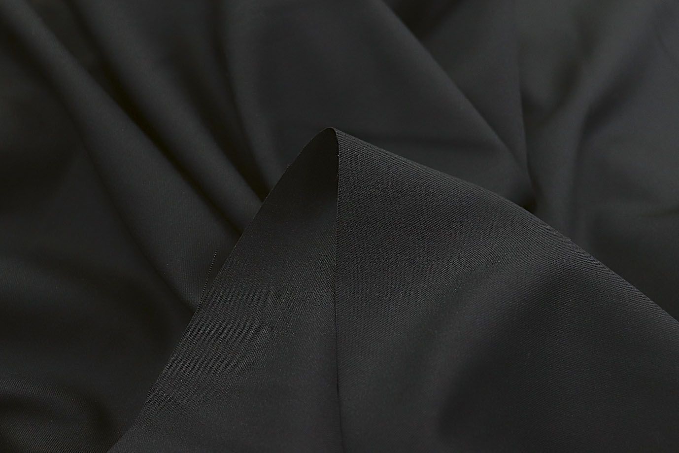 Костюмная ткань "Бостон"/черный 7688/C#1