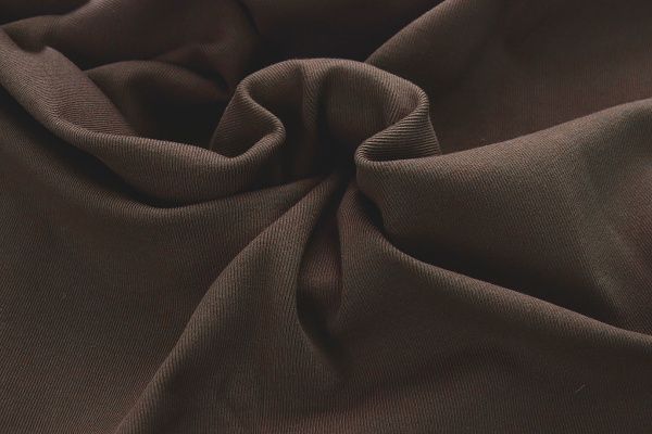 Трикотаж "Рибана"/темно-коричневый 0250/C#т.коричневый 19-0912TPX