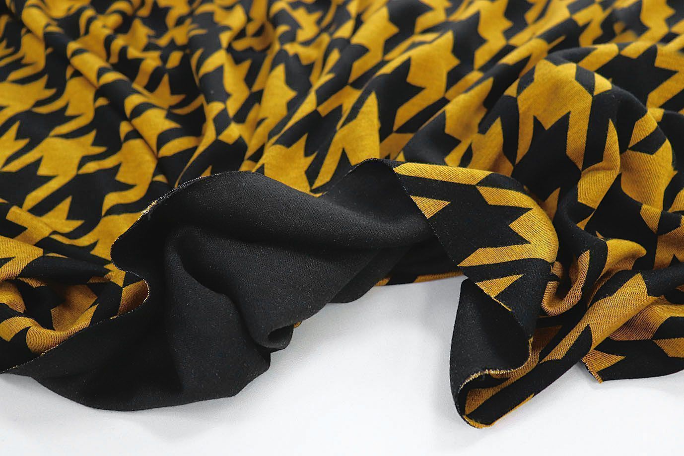 Трикотаж "Модал" принт/черно-коричневый 3561-PY/D#9/C#2