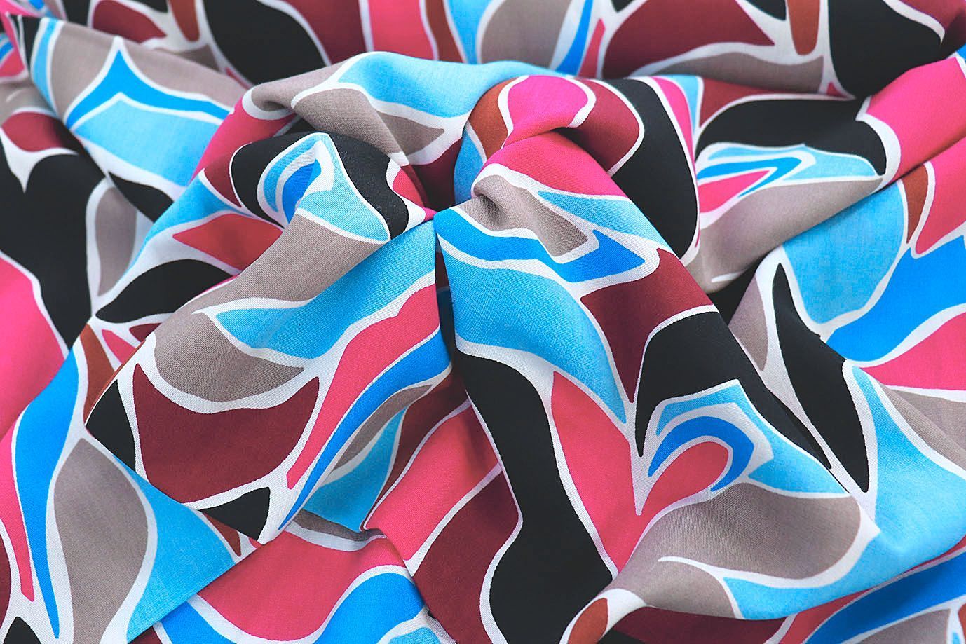 Штапель принт/розово-голубой 1374-PY/D#38/C#6