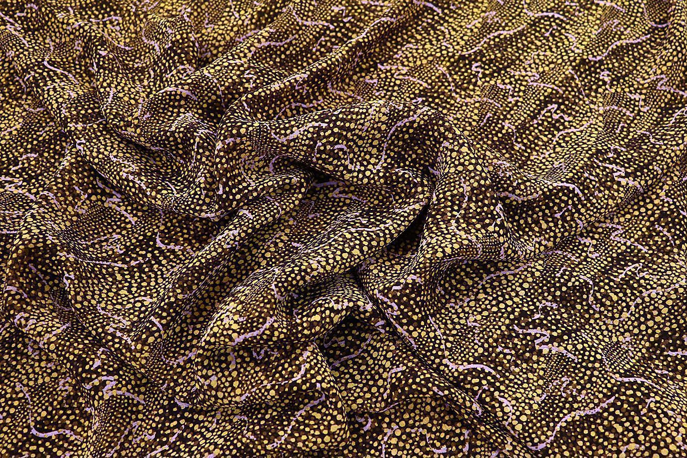 Шифон принт/желто-сиреневый 3391-PY/D#9769-35/C#3