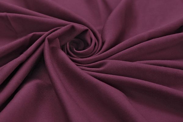 Штапель твил стрейч/бордовый 2857-20-PY/C#3