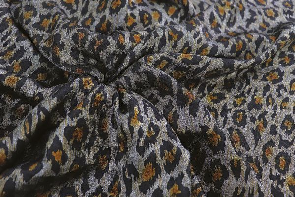 Шелк принт/леопард серо-коричневый 3778-PY/D#1/C#1