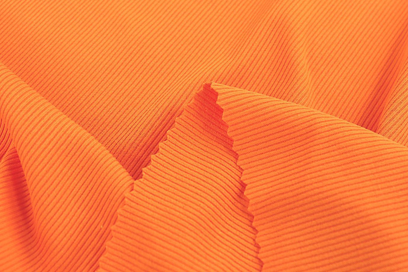 Трикотаж "Лапша"/оранжевый 3676-PY/C#16