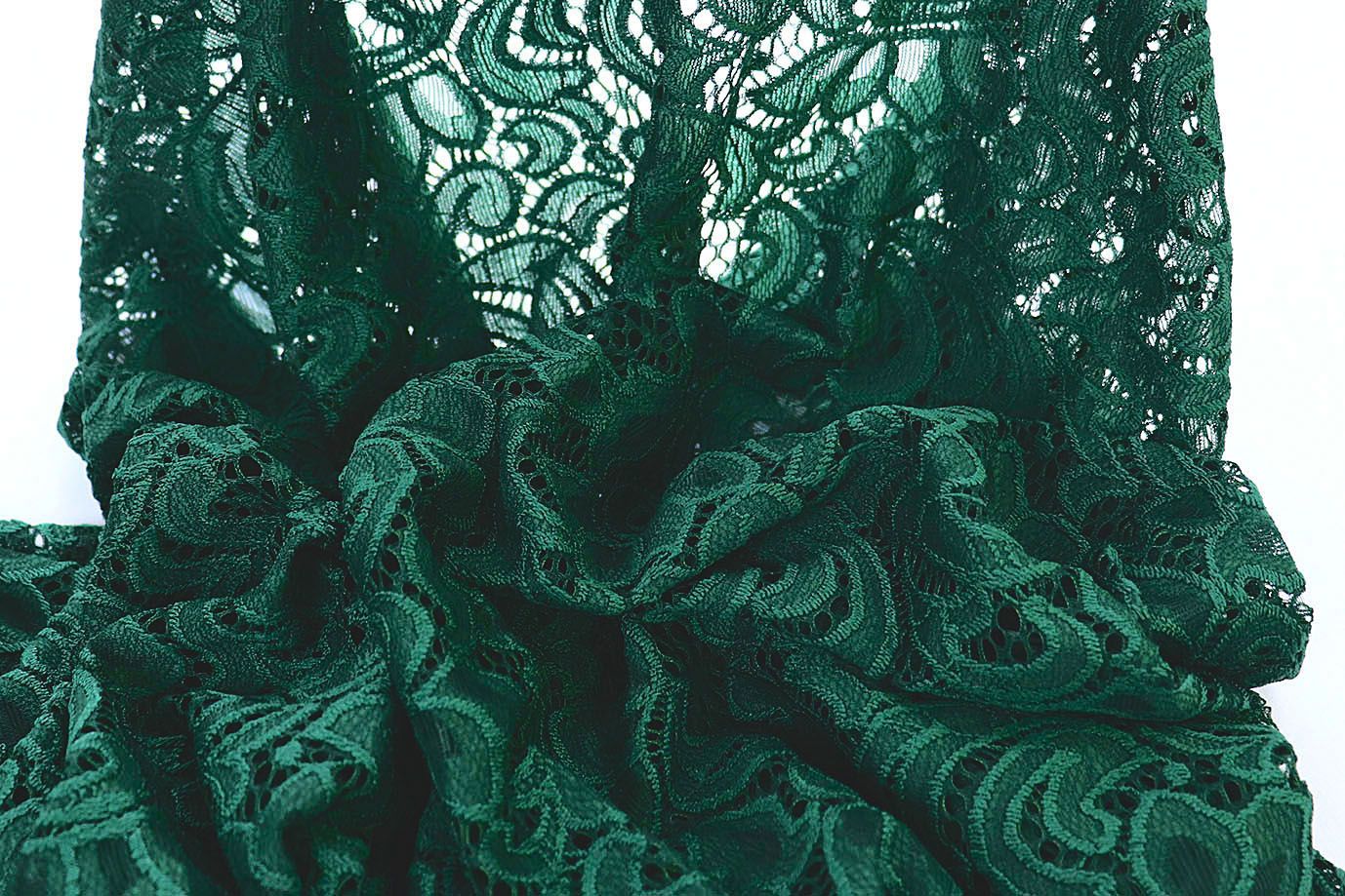 Гипюр "Фестон"/зеленый 1441-PY/C#6