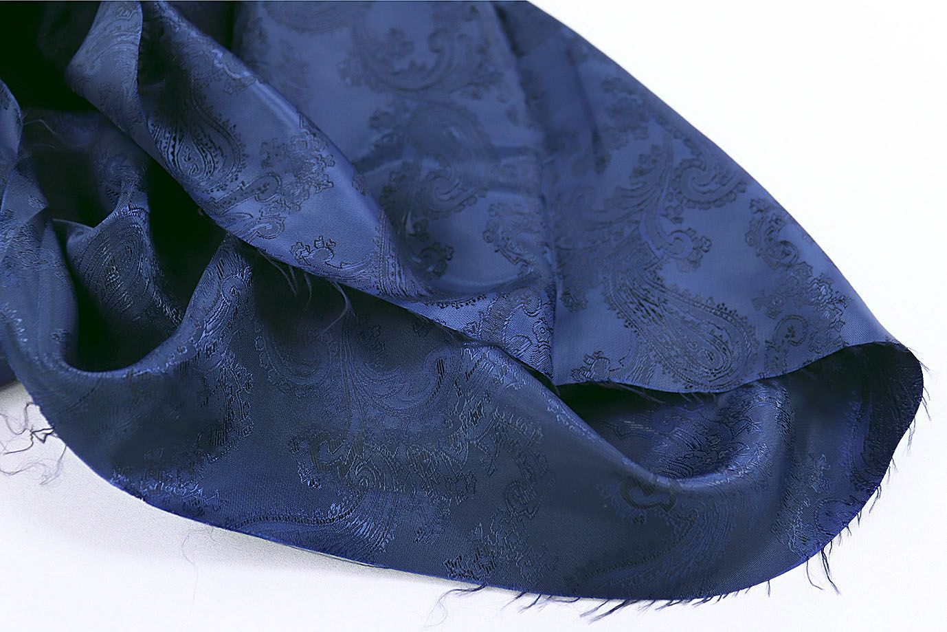 Подкладочная ткань жаккард/синий 16723 D1 #16