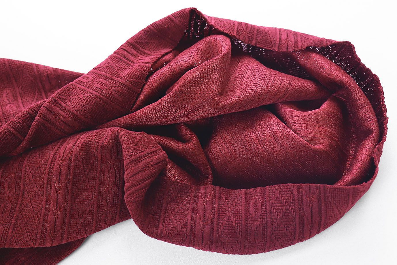 Трикотаж жаккард/бордовый 3971-PY/D#1/C#6