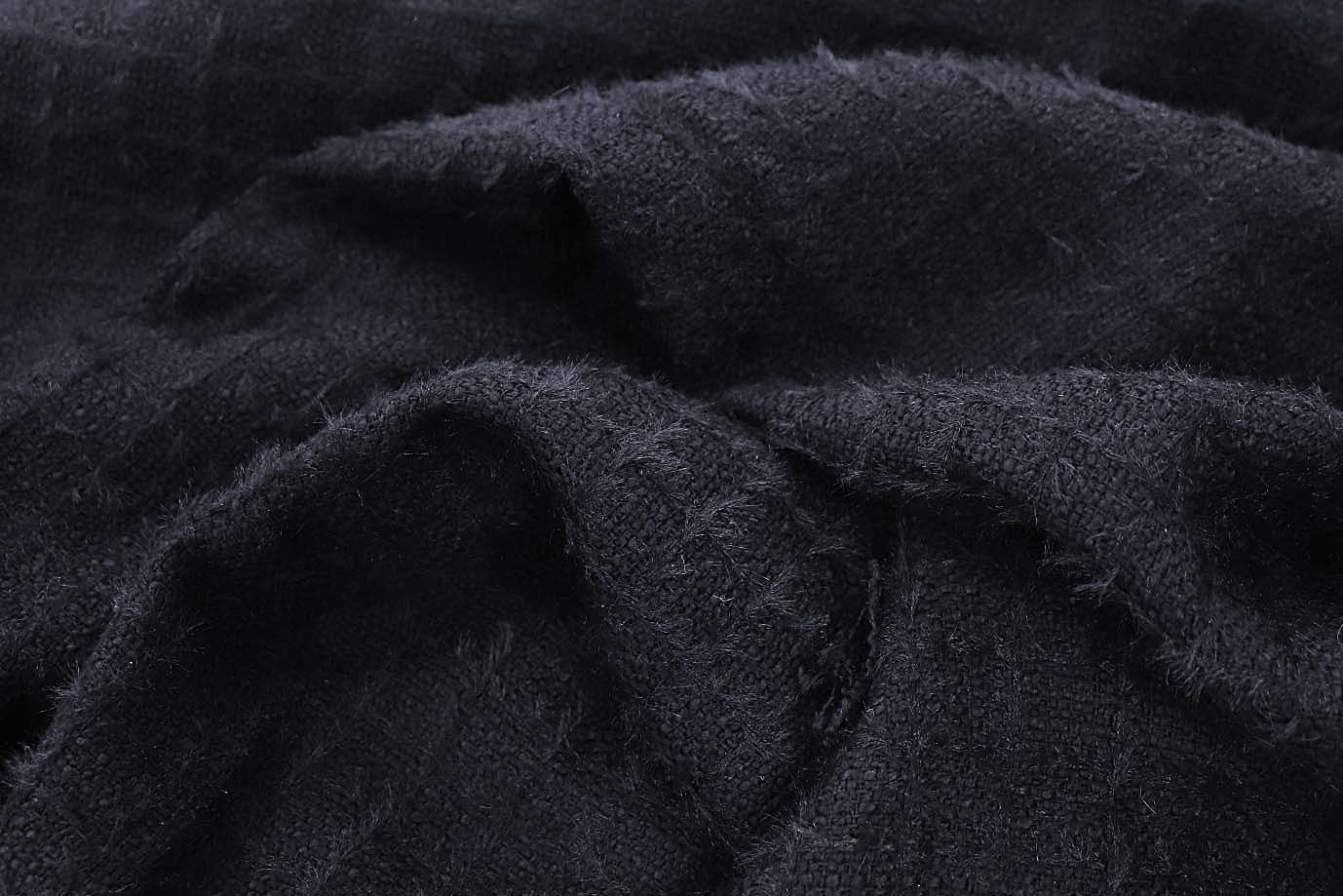 Пальтовая ткань "Шанель"/черный AP220627054/D#596-97013/C#6