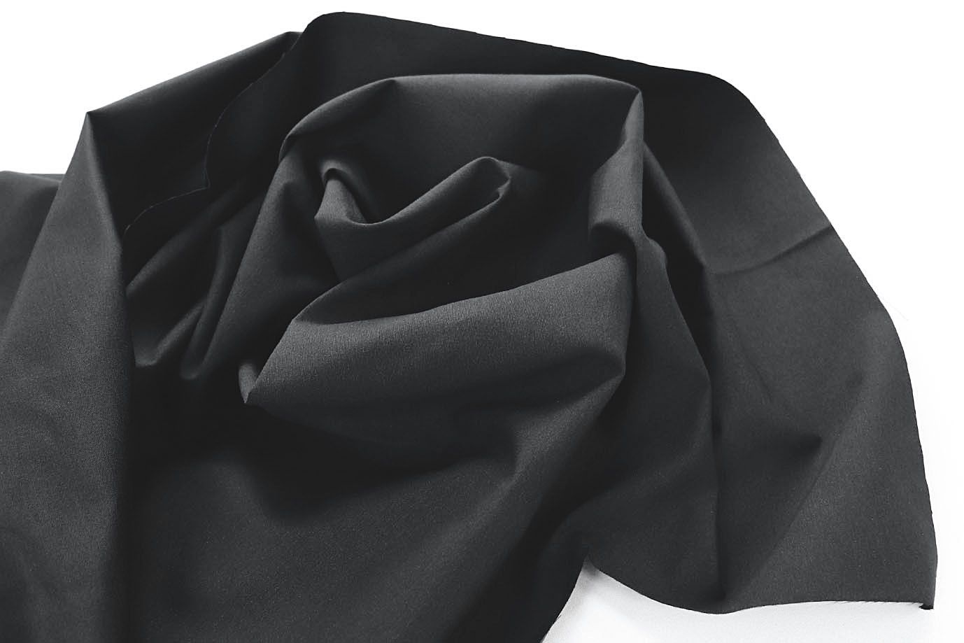 Костюмная ткань "Таслан"/черный 4087-PY/C#1