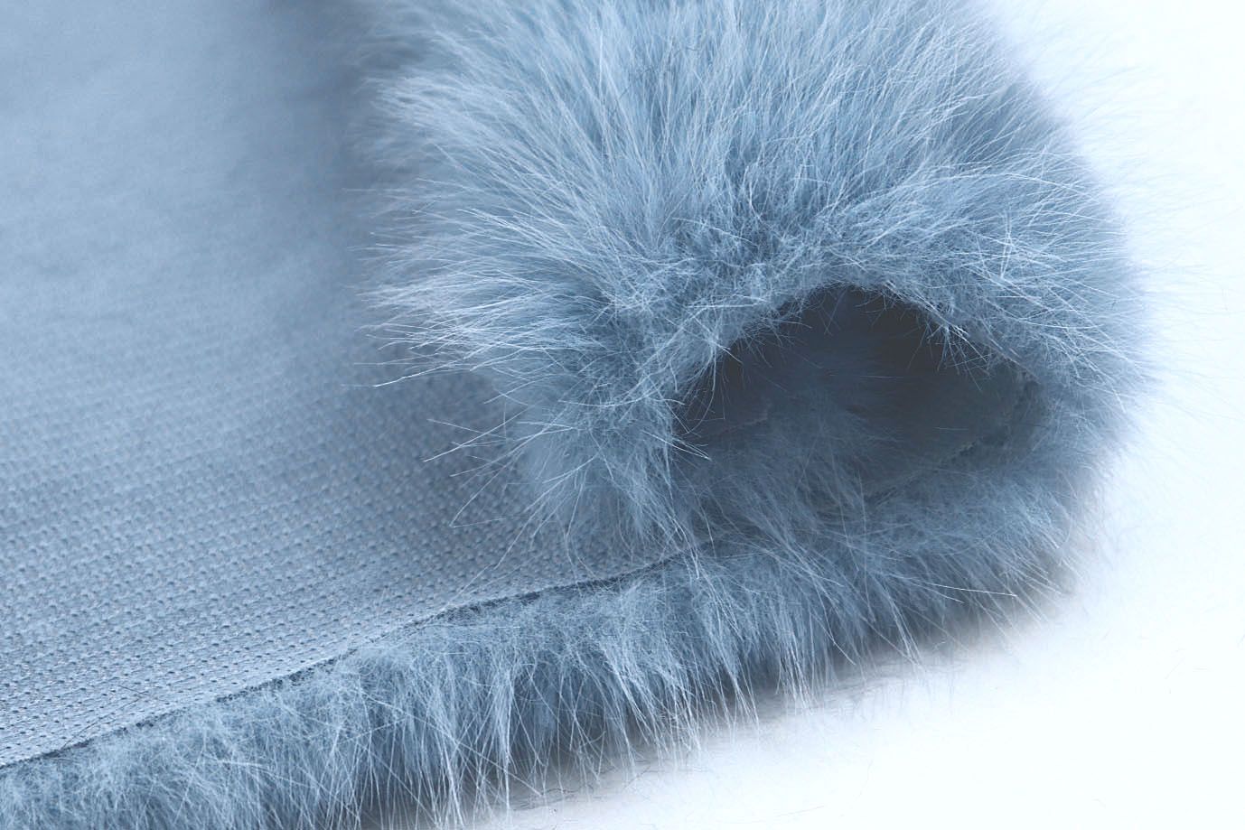 Искусственный мех "Песец"/голубой AP5110703/D#289-220070-85/C#C865