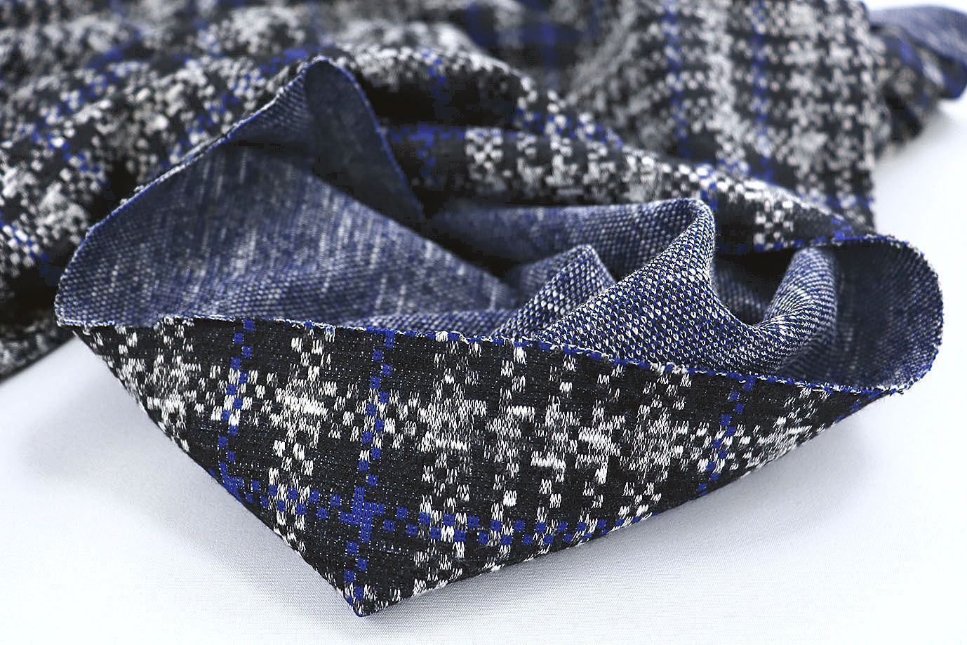 Трикотаж жаккард принт/серо-синий 3257-22-PY/D#5/C#4