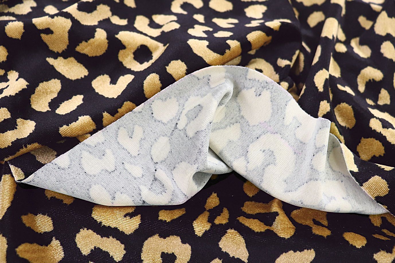 Велюр принт/черно-желтый 3549-PY/D#5/C#2