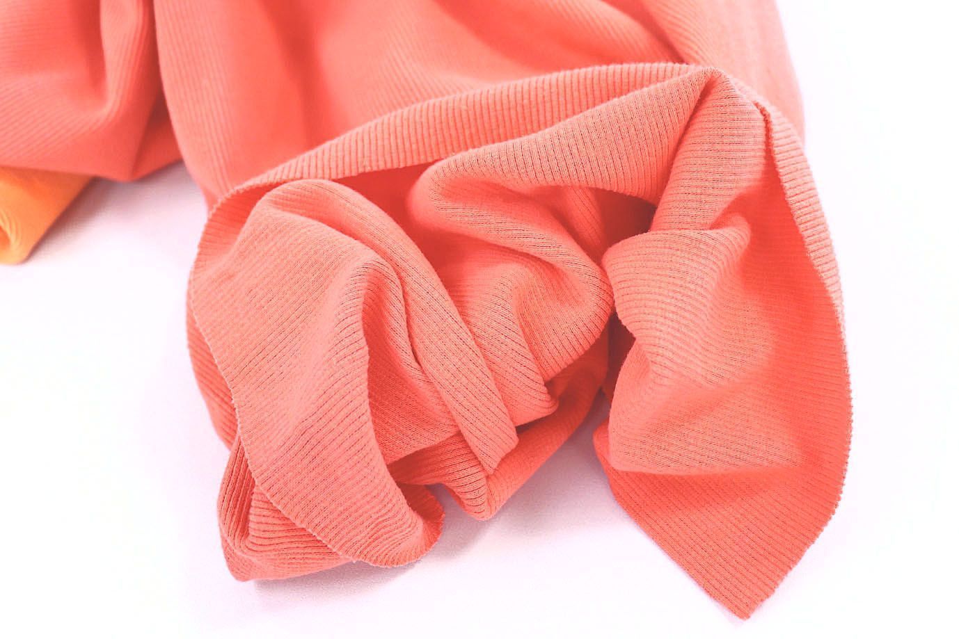 Трикотаж "Рибана"/мандариновый AMA-P-22/C#14