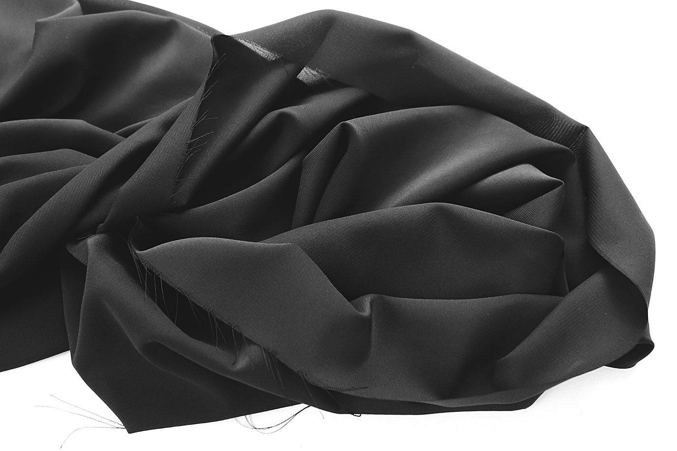 Шифон стрейч/черный 17689/C#3