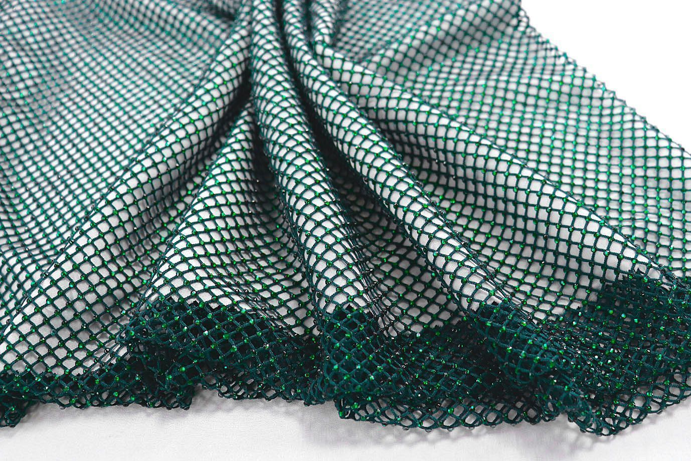 Сетка со стразами/зеленый SSR-724/C#5