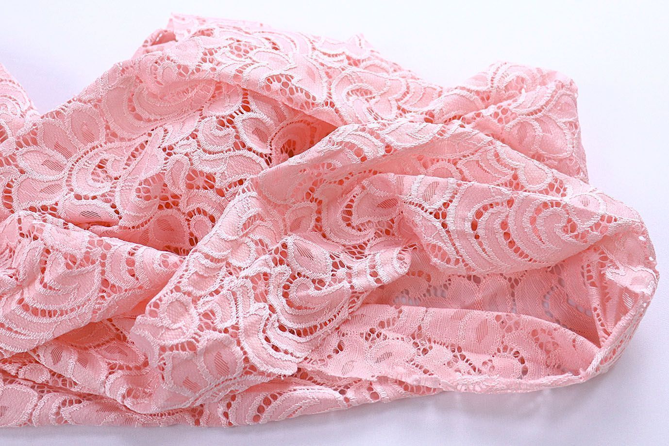 Гипюр "Фестон"/персиковый 7018/C#4