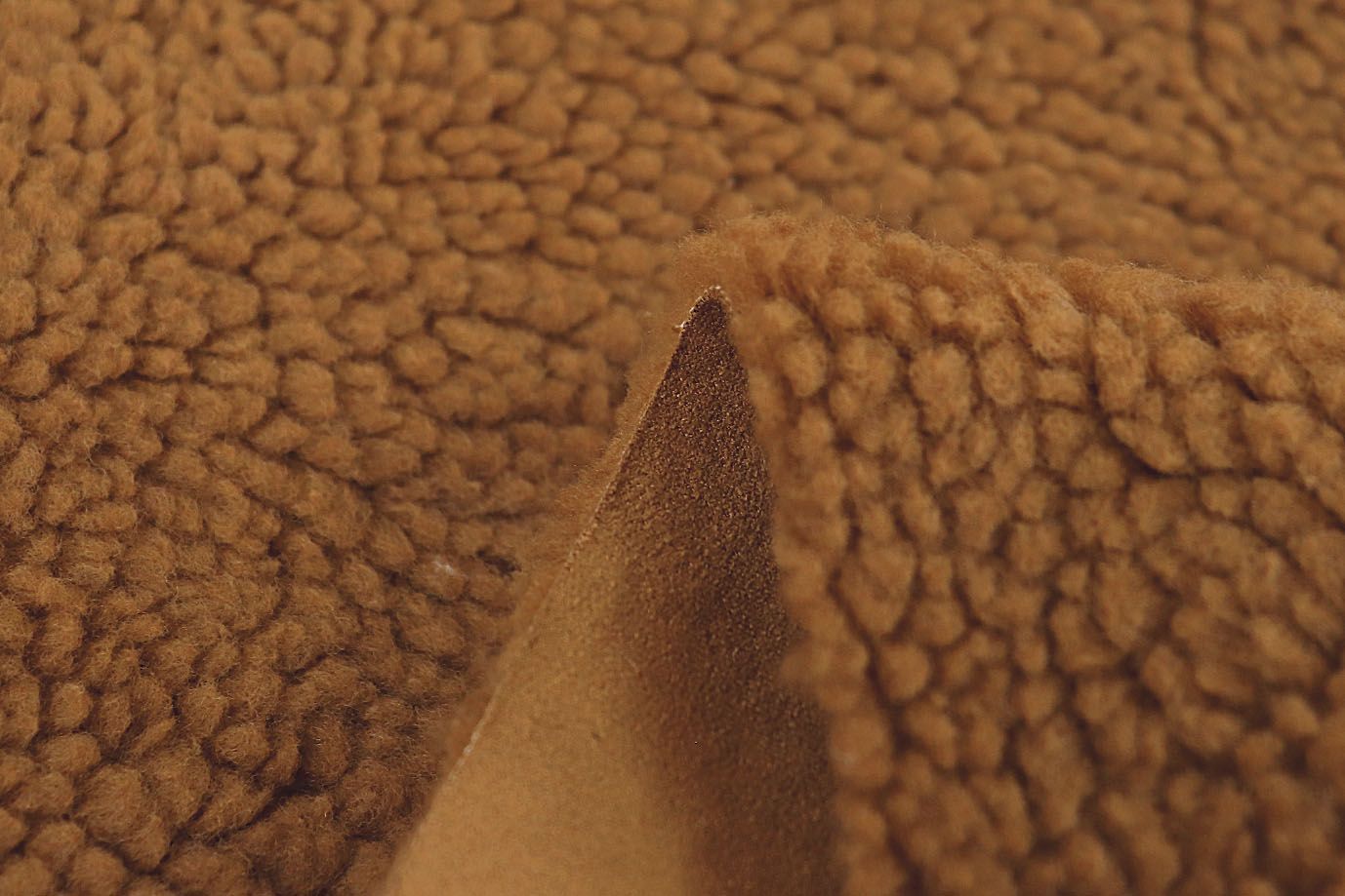 Дубляж мех "Кёрли"/оранжево-коричневый 3555Z-PY/C#3