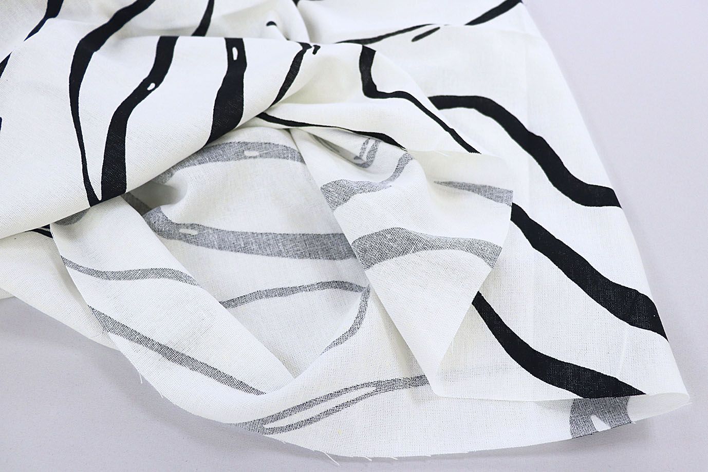 Лен принт/черный на белом 3859-PY/D#4/C#3