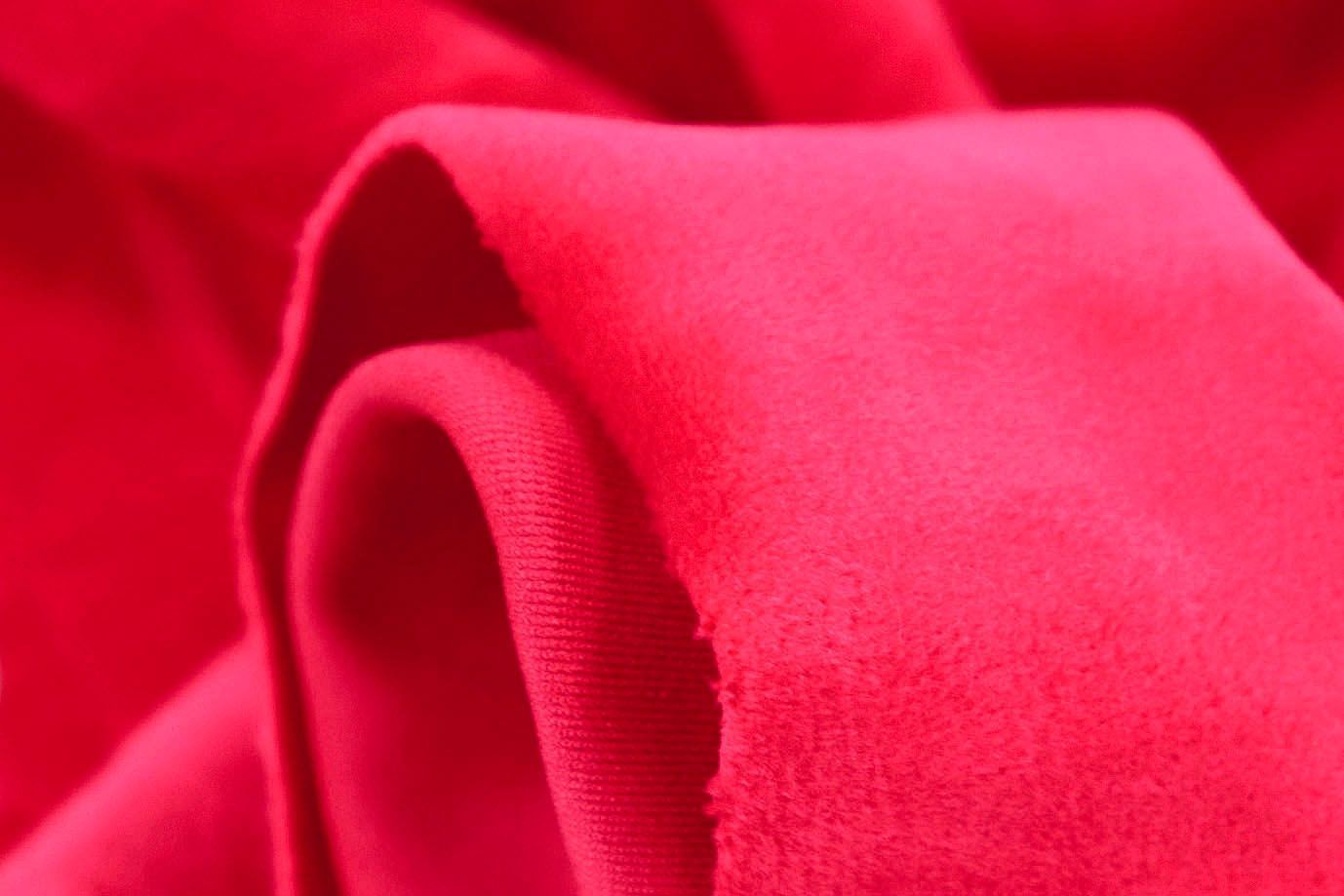 Велюр "Японский"/красный SSR-710/C#13 (15894)