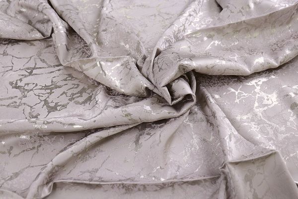 Сатин "Пандора" жаккард c напылением/бежево-серый 4027-PY/D#1/C#2