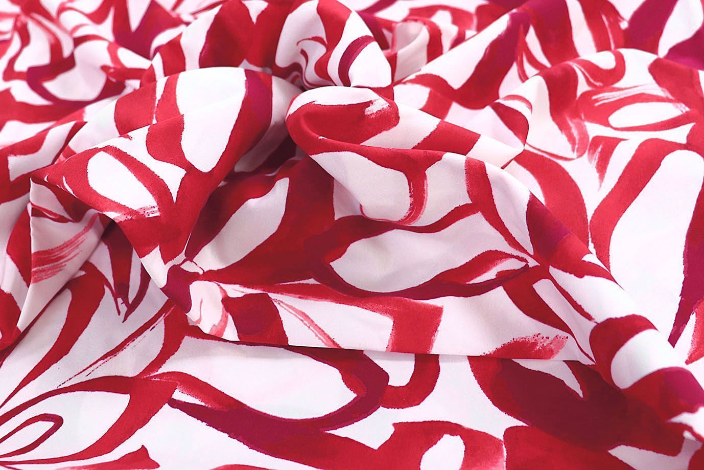 Хлопок "Поплин" принт/красно-белый 3848-PY/D#4/C#2