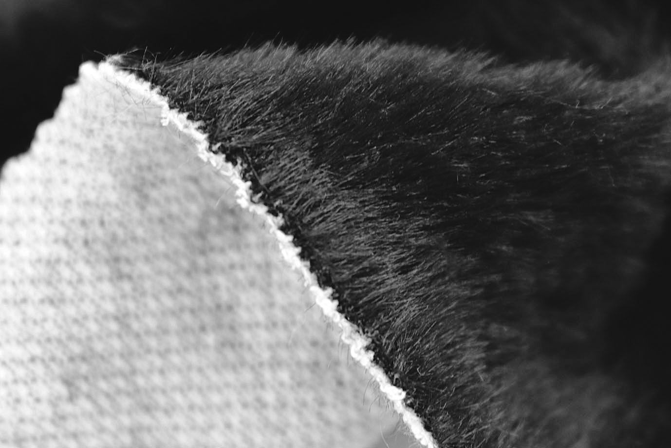 Искусственный мех "Альпака"/черный 3978-PY/C#1