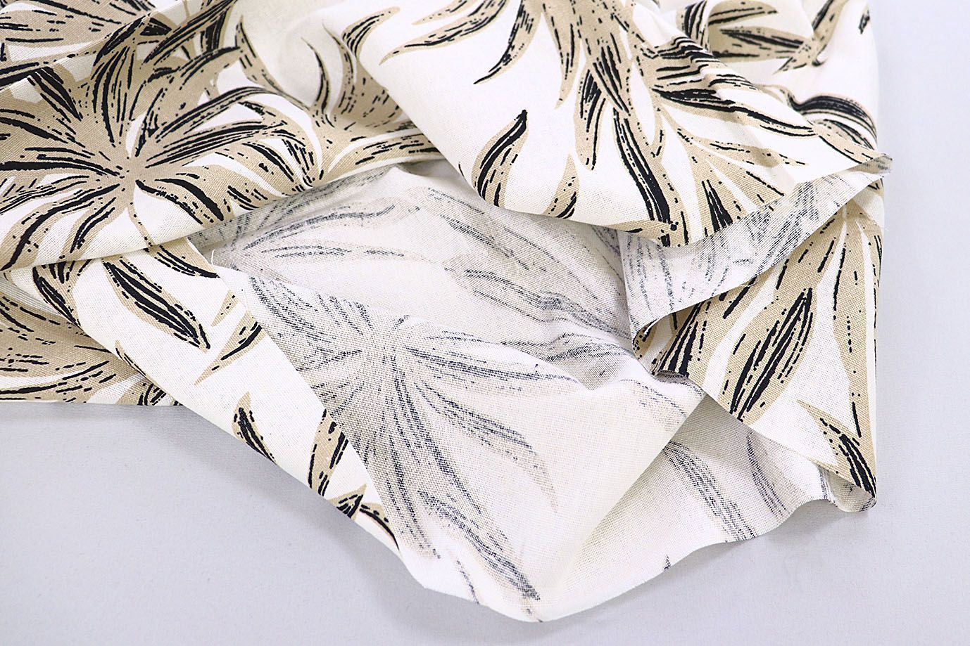 Лен принт/бежевый на белом 3859-PY/D#2/C#1