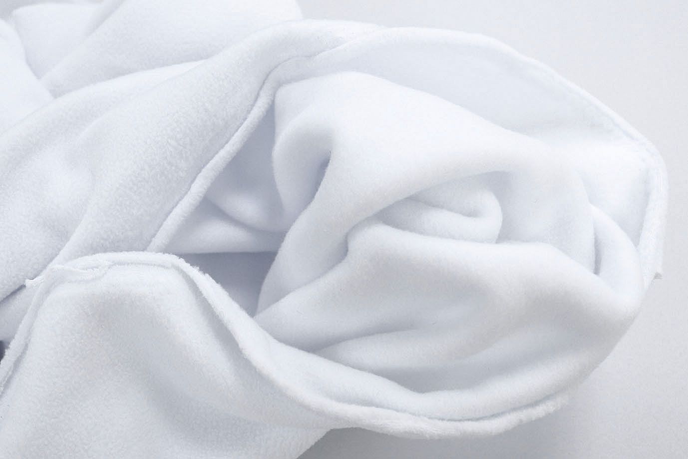 Микрофлис двусторонний/белый AP41115/D#1325-2712/C#New White