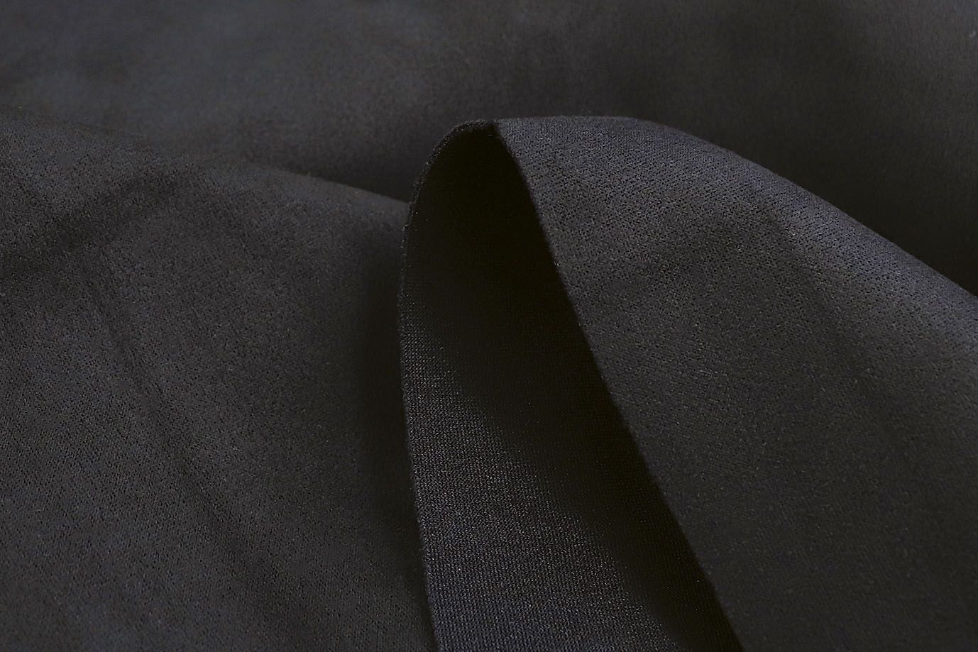 Замша на дайвинге/черный 1388-PY/C#4