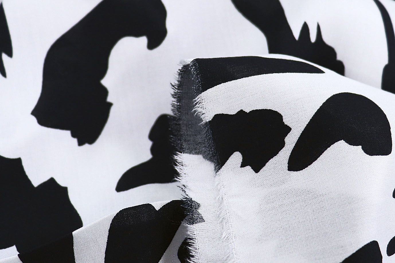 Штапель принт/черно-белый 1382-PY/D#17/C#2