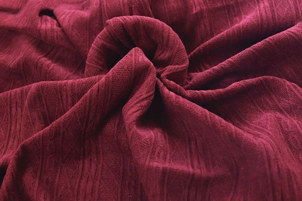 Трикотаж жаккард/бордовый 3971-PY/D#1/C#6