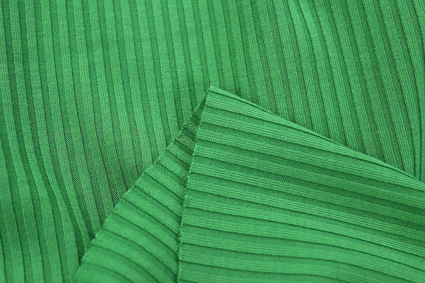 Трикотаж "Лапша"/светло-зеленый 3505-PY/C#10