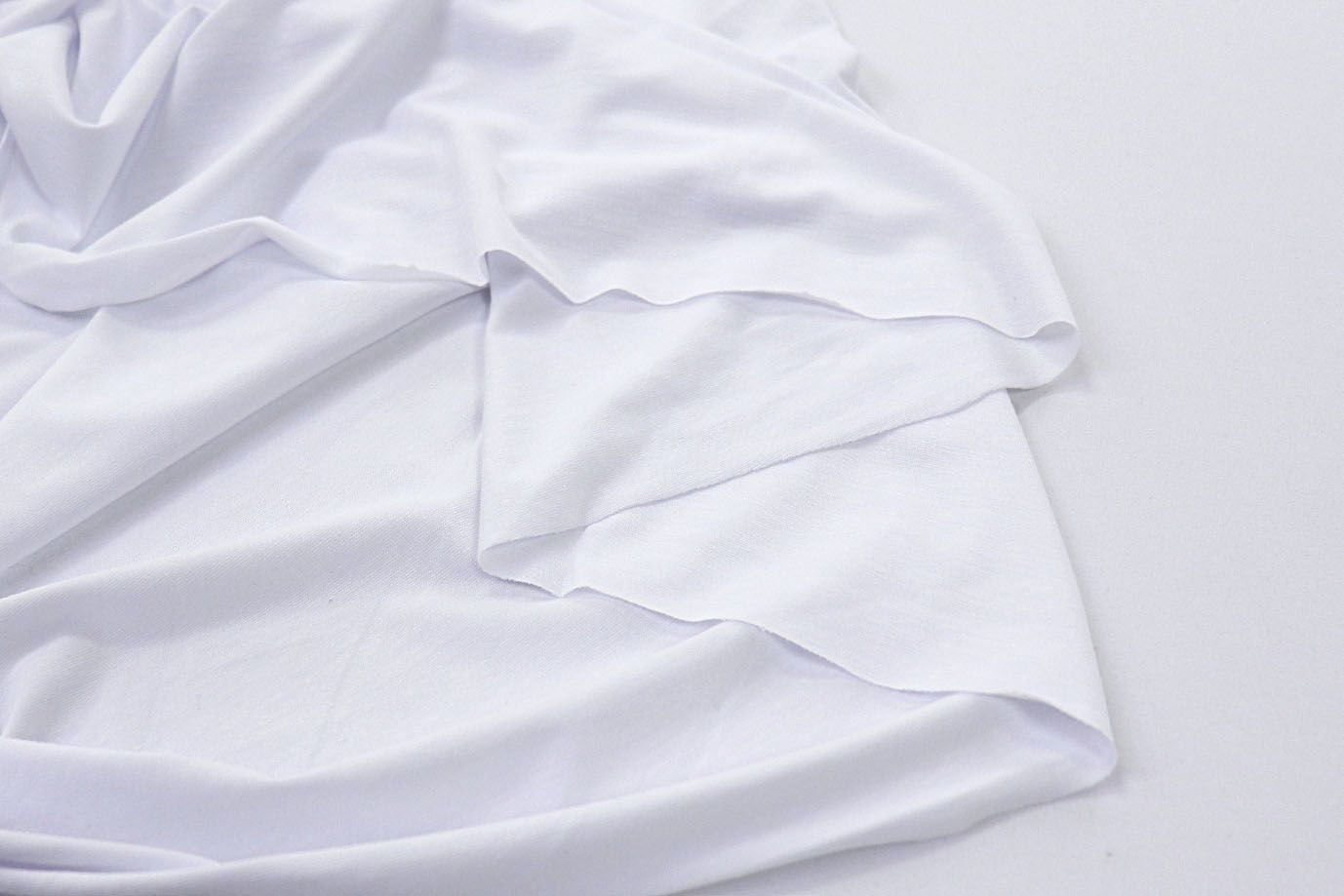 Трикотаж "Калифорния" стрейч/белый 3407-PY/C#1