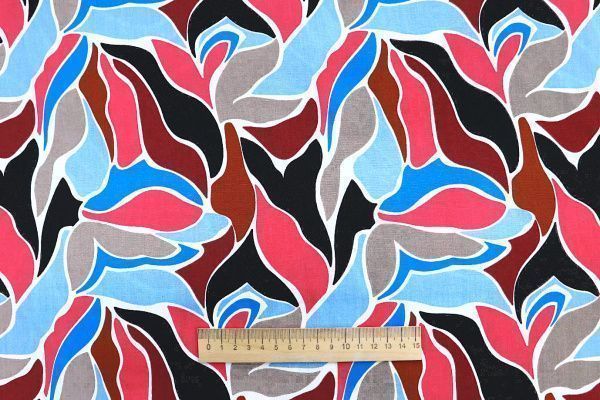 Штапель принт/розово-голубой 1374-PY/D#38/C#6