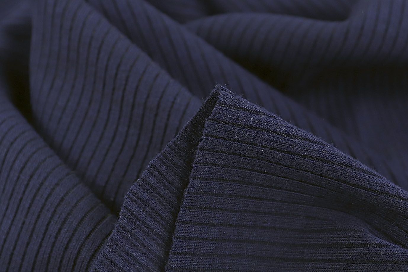 Трикотаж "Рибана"/темно-синий 3514-PY/C#12