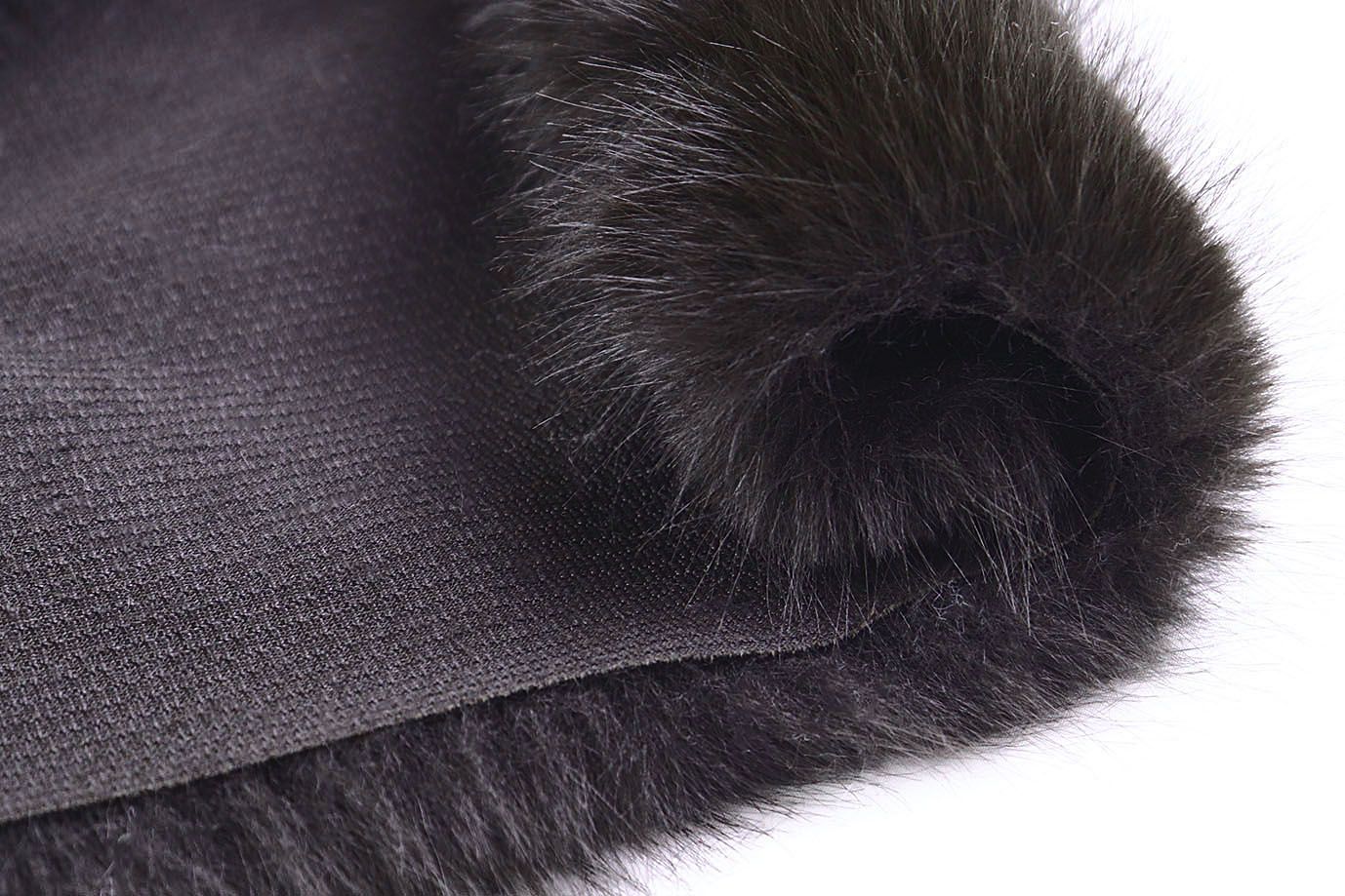 Искусственный мех "Песец"/темно-коричневый AP5110703/D#289-220070-85/C#F2405-1