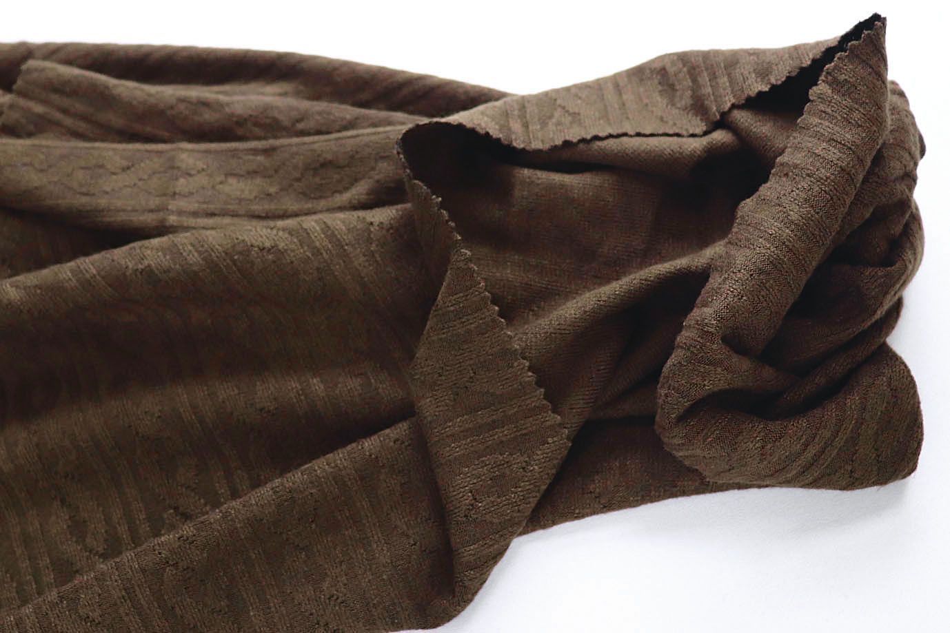 Трикотаж жаккард/коричневый 3993-PY/D#1/C#7 (12145)