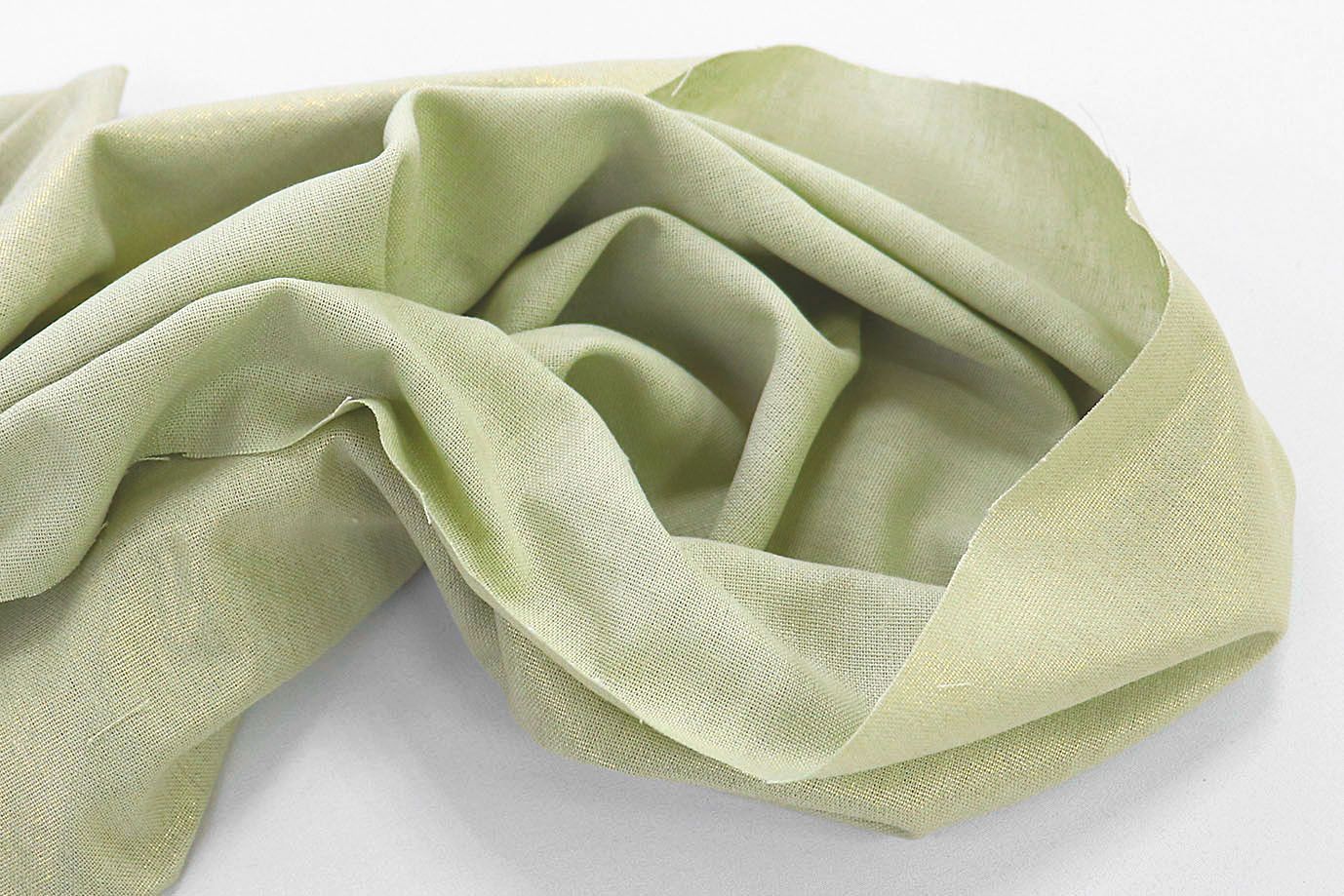 Лен с люрексом/фисташковый 3799-PY/C#7