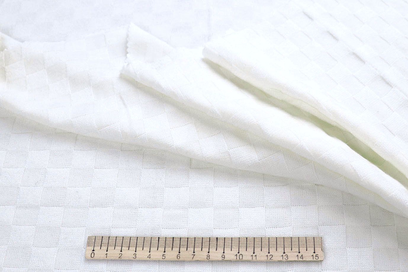 Трикотаж жаккард/молочный 3991-PY/D#2/C#1