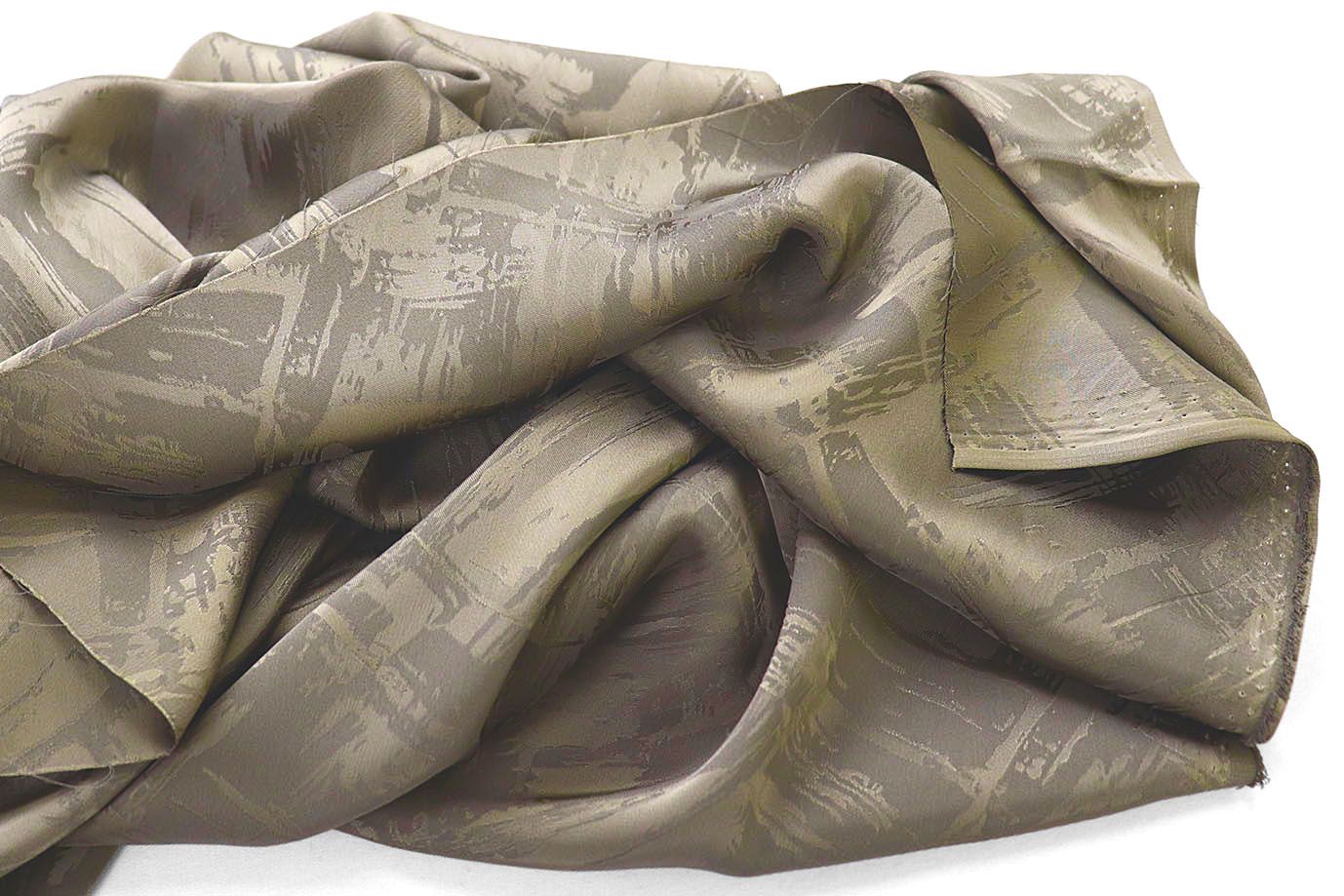 Сатин "Пандора" жаккард/серо-оливковый 4025-PY/D#2/C#4