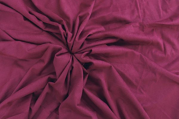 Замша стрейч тонкая/бордовый 3552-PY/C#8