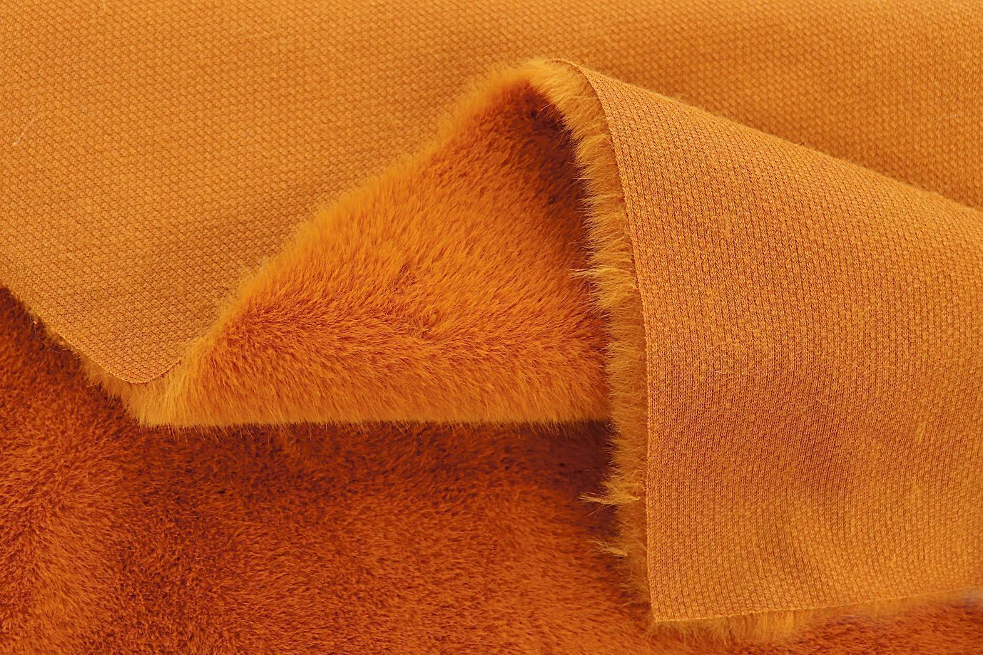 Искусственный мех "Норка"/оранжевый AP4306+EL/D#289-230215/C#316