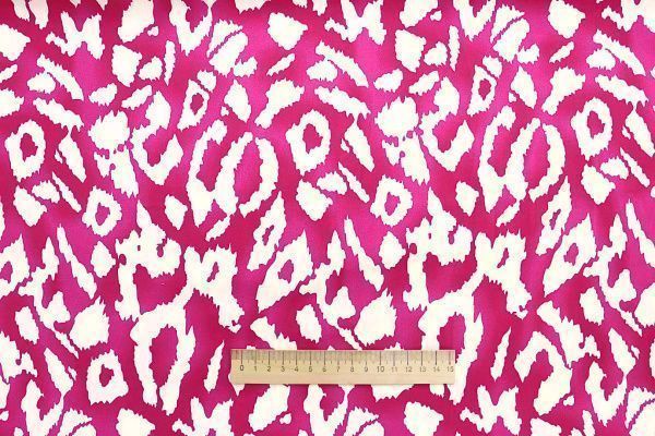 Штапель принт/малиновый на молочном 3858-PY/D#23/C#3 (11977)