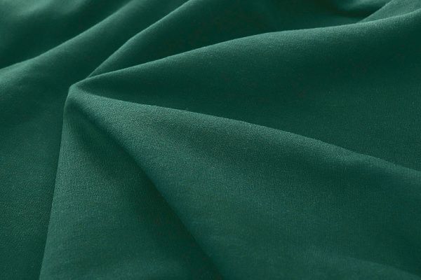 Трикотаж футер 3х нитка с петлей/темно-зеленый 0363/D#петля/C#т.зеленый 19-4818TPX
