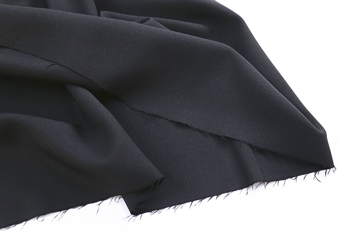 Костюмная ткань "Дорис"/черный 1462-PY/C#15