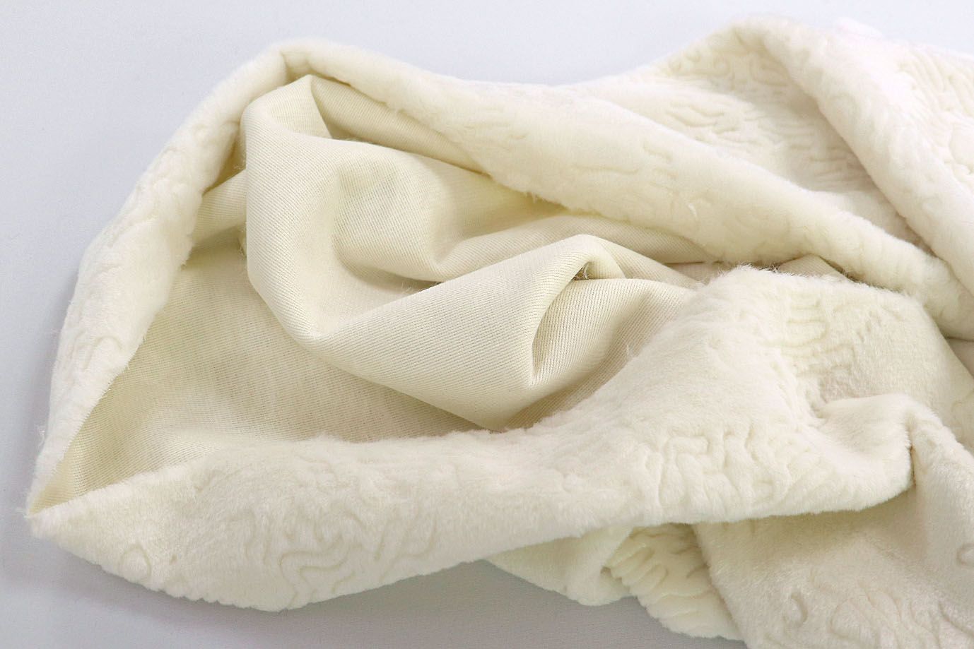 Искусственный мех "Каракульча"/молочный 1048-101916/C#5 (41131)