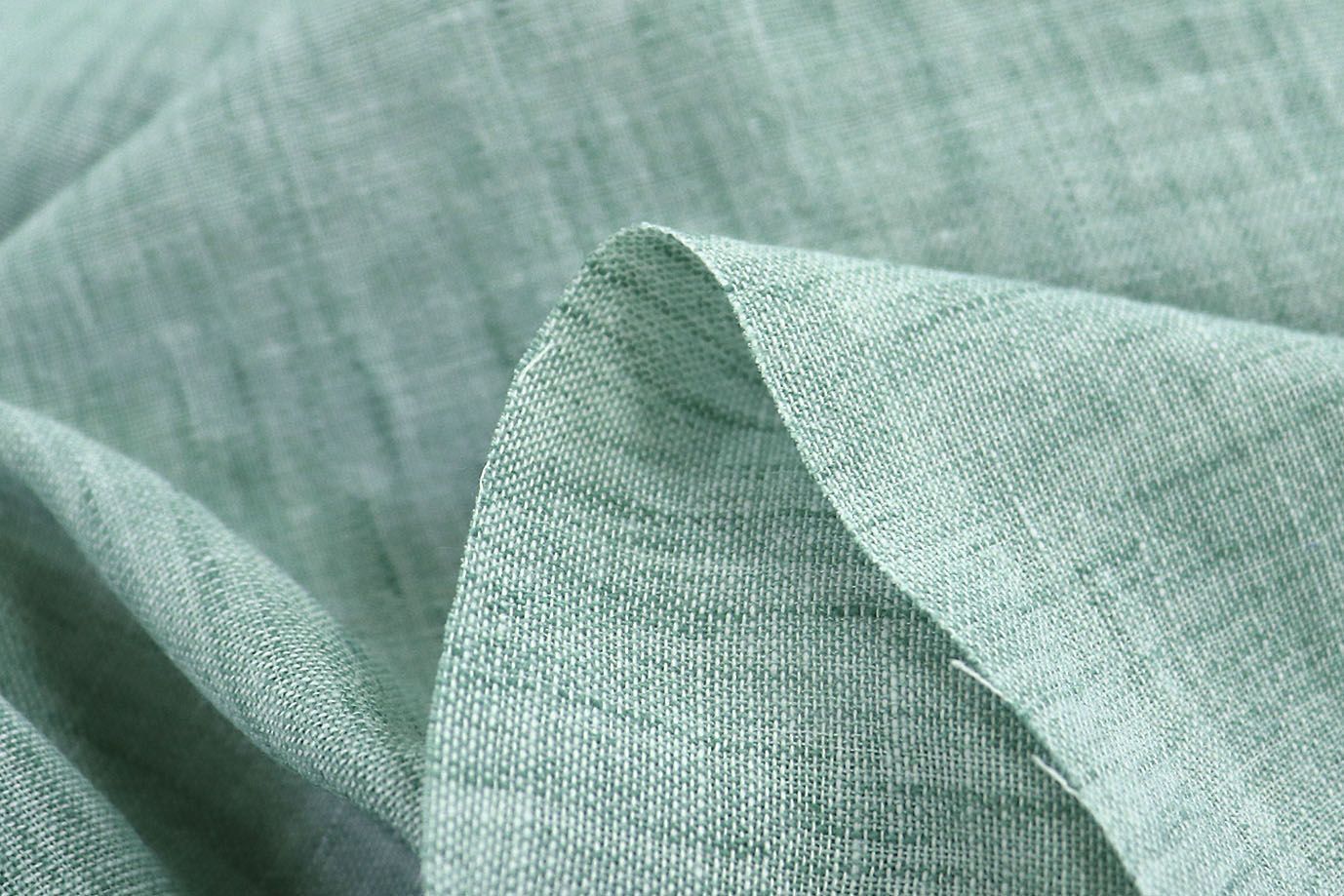 Лен меланж/мятный 3818-PY/C#1