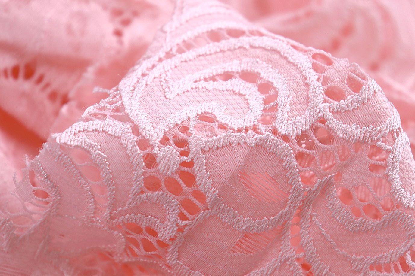 Гипюр "Фестон"/персиковый 7018/C#4